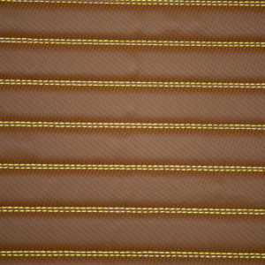 Brown with gold line stitching - Premier